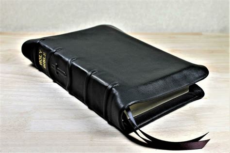 kjv goatskin|genuine leather kjv study bible.